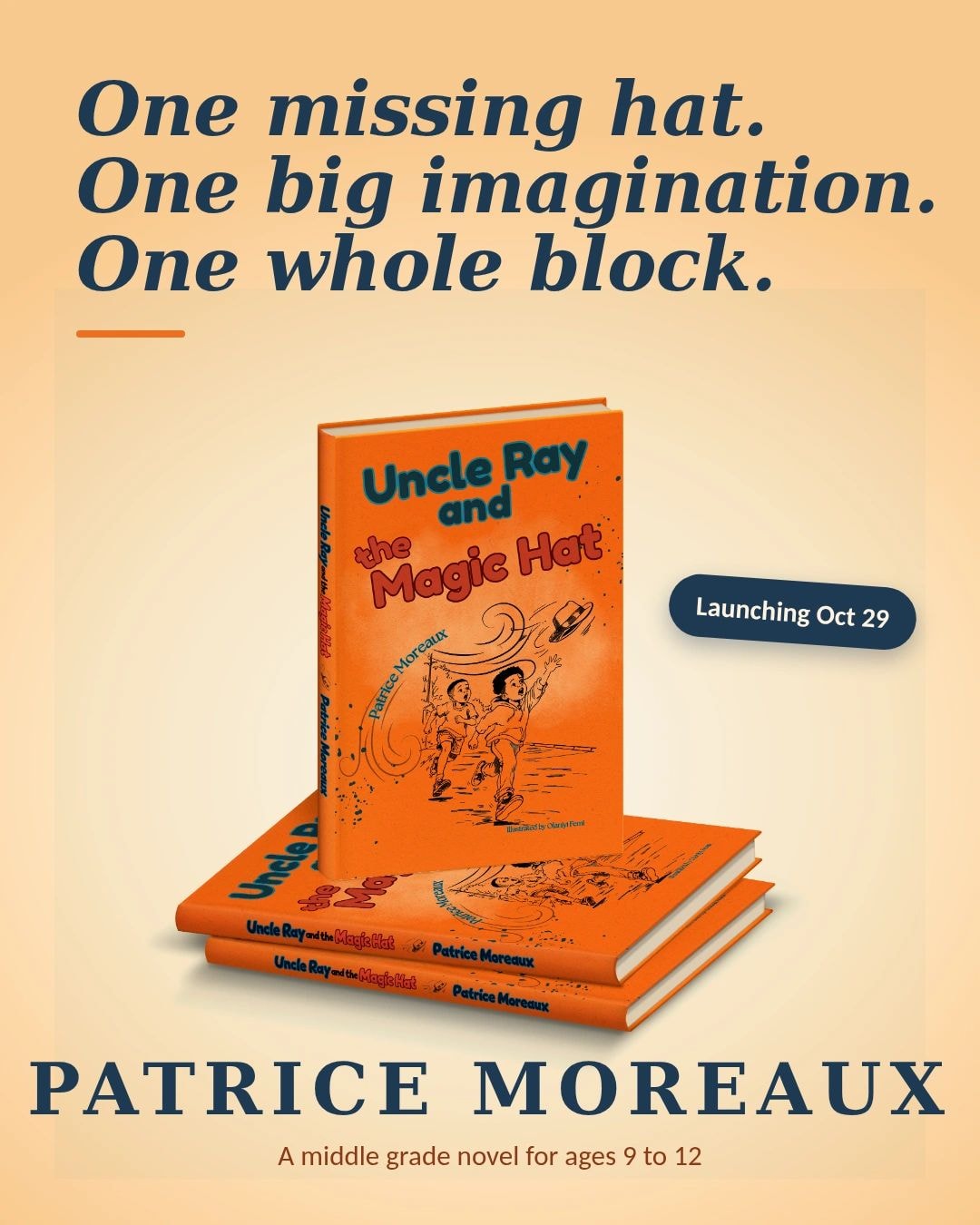 Uncle Ray and the Magic Hat book launch promotional image
